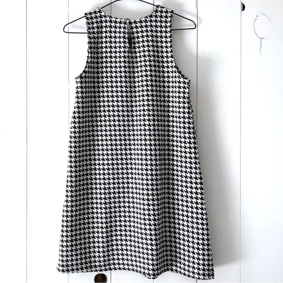 Zara Girl’s Houndstooth with Gold Buttons Dress Size 13 / 14 - Picture 2 of 7